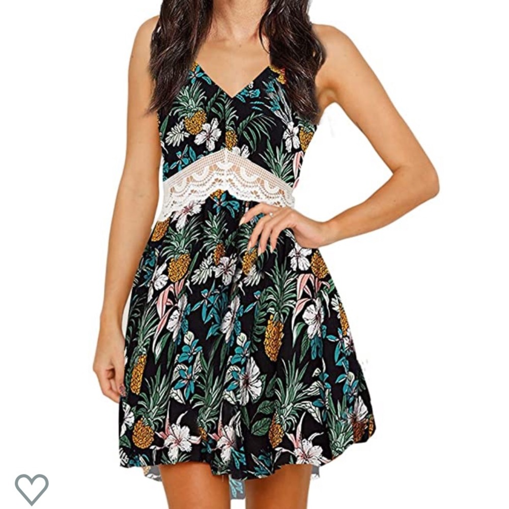 Ruffle A Line Beach Dress